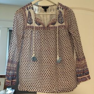 Breezy J. Crew Boho Blouse